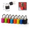 Small Mini High-Quality Strong Steel Padlock for Travel Suitcase Luggage Schoolbag - Anti-Theft Security Lock with 2 Keys