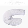 1PC U Shape Pillow Neck Back Pillow Side Sleeper Contour Pillow with Ear Hole for Sleeping on Your Side for Neck Shoulder