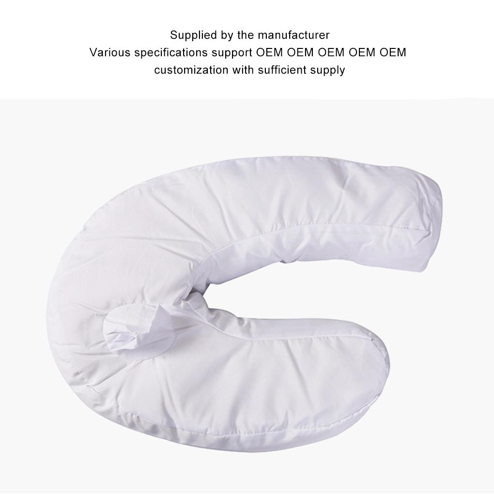1PC U Shape Pillow Neck Back Pillow Side Sleeper Contour Pillow with Ear Hole for Sleeping on Your Side for Neck Shoulder