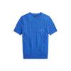 Polo Ralph Lauren Women S Cable Knit Cotton Short Sleeve Sweater wmpoSwenc021529400 