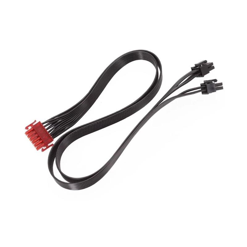 GPU Splitter Cable Double 8 Pin Male to 12 Pin Male Power Adapter Splitter Power Extension Cable for GPU Graphics Card 30cm