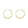 European & American High-End Luxury Metal Large Circle Earrings for Women
