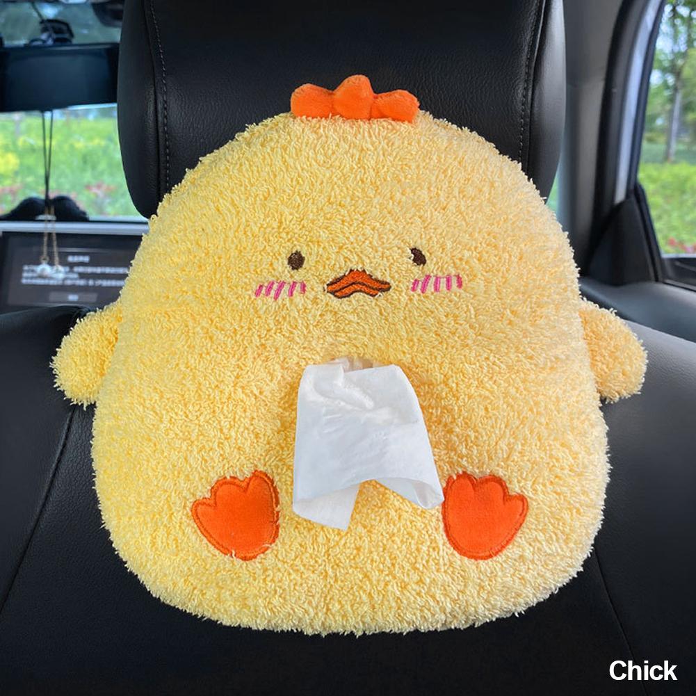 Auto Tissue Box Nette Plüsch Tiere Serviette Seidenpapier Halter Tragbare Schublade Box Auto Styling Multi-funktion Auto Liefert frauen