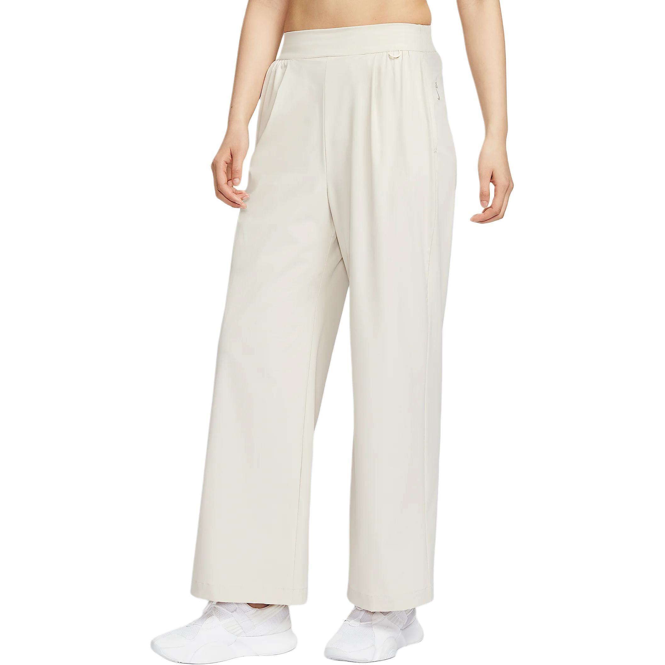 (WMNS) Nike 24.7 PerfectStretch Dri-FIT High-Rise Loose-Fit Pants Light Orewood Brown Women s HQ0236-104 S