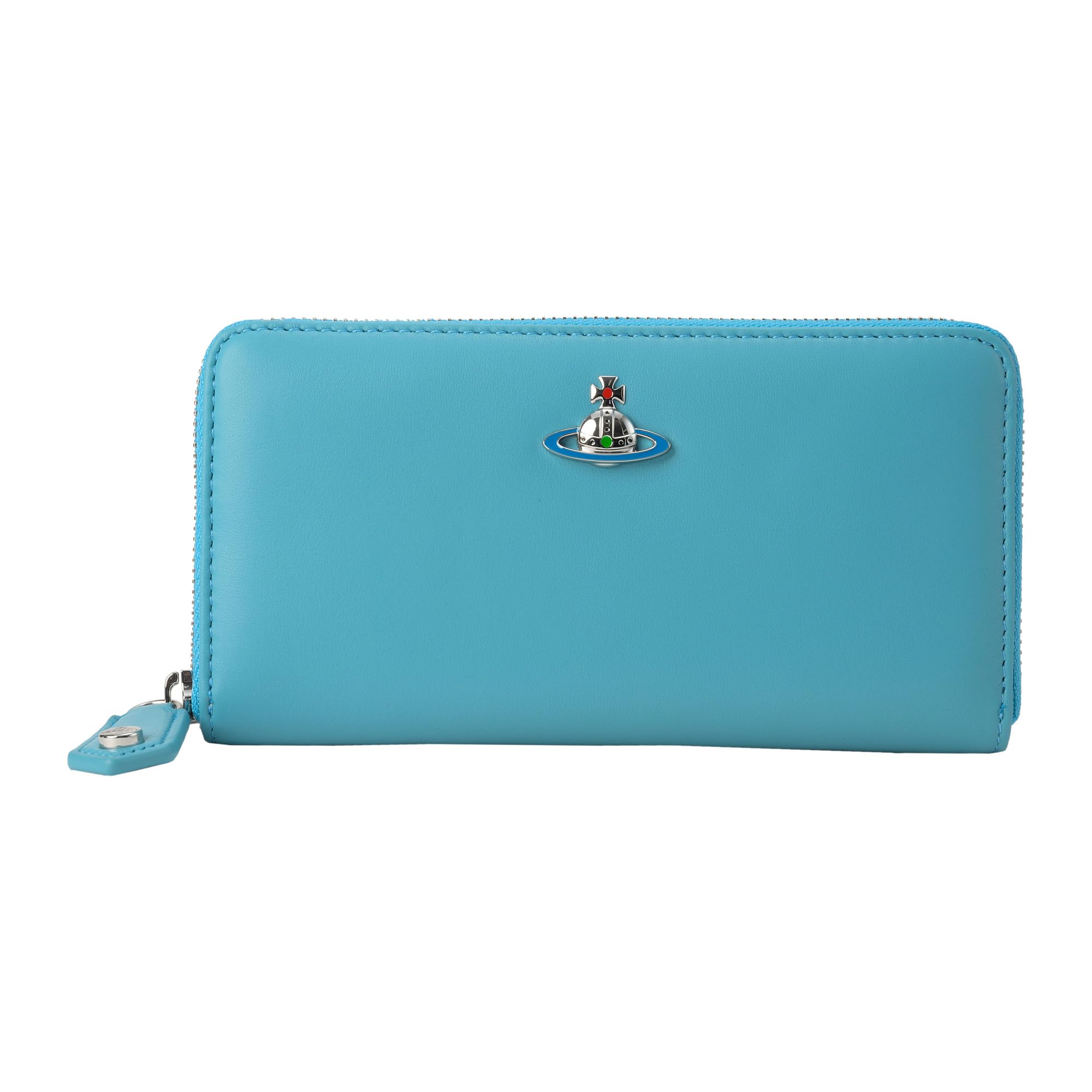 

Vivienne Westwood Long Wallet 51050023 L001L K407 Light Blue (Round Zipper) [Used]