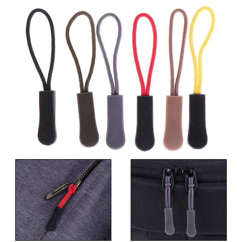 Outdoor Zipper Pull Puller End Fit Rope Tag Fixer Zip Cord Tab Replacement Clip