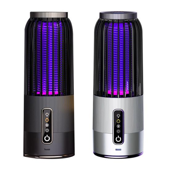 Mosquito Killers Lamp Powerful Thunder Shock Mosquito Killers with 365nm UV Light Bionic Trap USB Rechargeable Portable Mosquito Repellent for Indoor