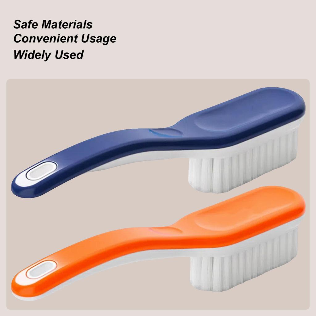 Shoe Brush Soft Shoe Brush Ergonomic Grip Professional Easy Hold Stain Remover with Soft Bristle For Laundry Bathroom Scrubbing