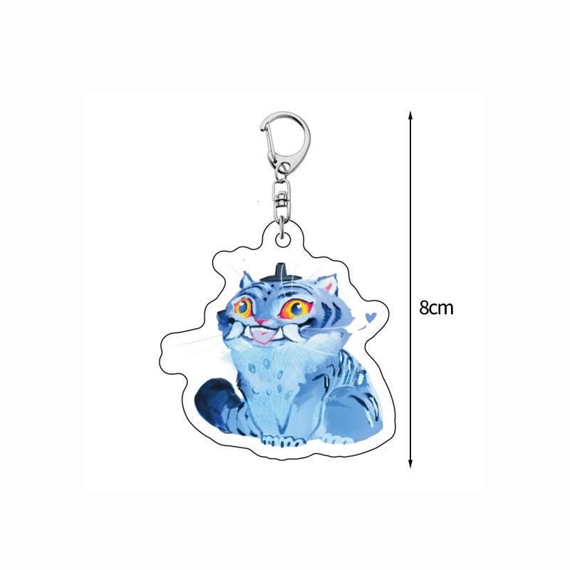 Schlüsselanhänger für Kpop Demon Huntri Anime Film Cartoon Schlüsselanhänger Schmuck Geburtstagsgeschenk Rucksack Anhänger Kpop Schlüsselringe Fan Geschenke