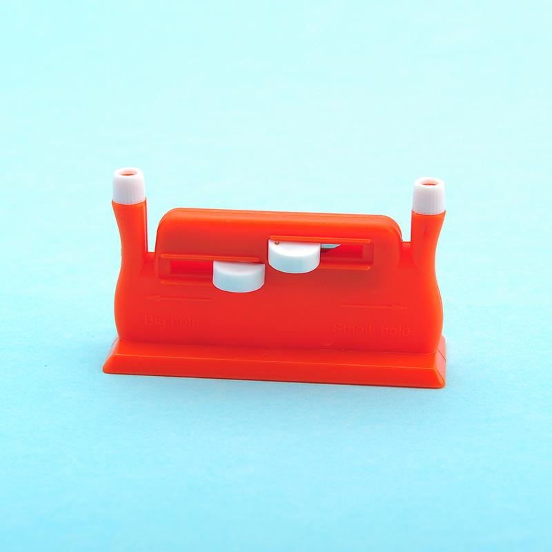 2-in-1 Multifunctional Double-Headed Needle Threader - Orange/Green Gift for Hand Sewing