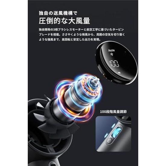 JisuLife Handy Fan Pro1 SPowerful 40-hour long battery life Quiet 100-speed roller adjustment Compact Portable Handheld USB-C charging Table Gray