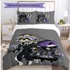 Set Lenzuola con Stampa Droni Assassini 3 Pezzi Copripiumino Traspirante Morbido Federe Set Lavabile Decorazione Camera da Letto Regalo per la Casa