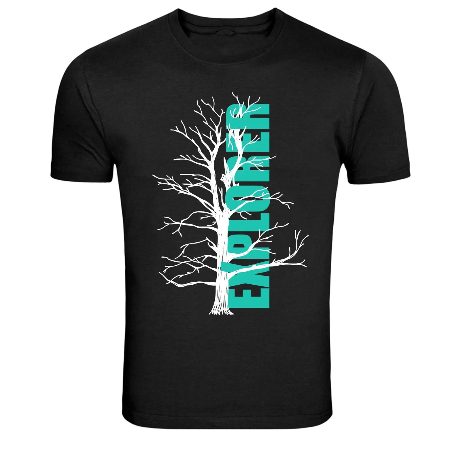 Explore Tree Nature Adventure Typography Graphic T-Shirt 4XL