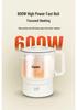 Compact and Portable Travel Electric Folding Kettle - Stainless Steel Multi-functional Water Cup.