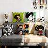 Cartoon M-Mafalda Cushion Cover Cushion Cover Set 4Pcs 50X50 45X45 40X40 Pillowcase Decorative Sofa Home Decor