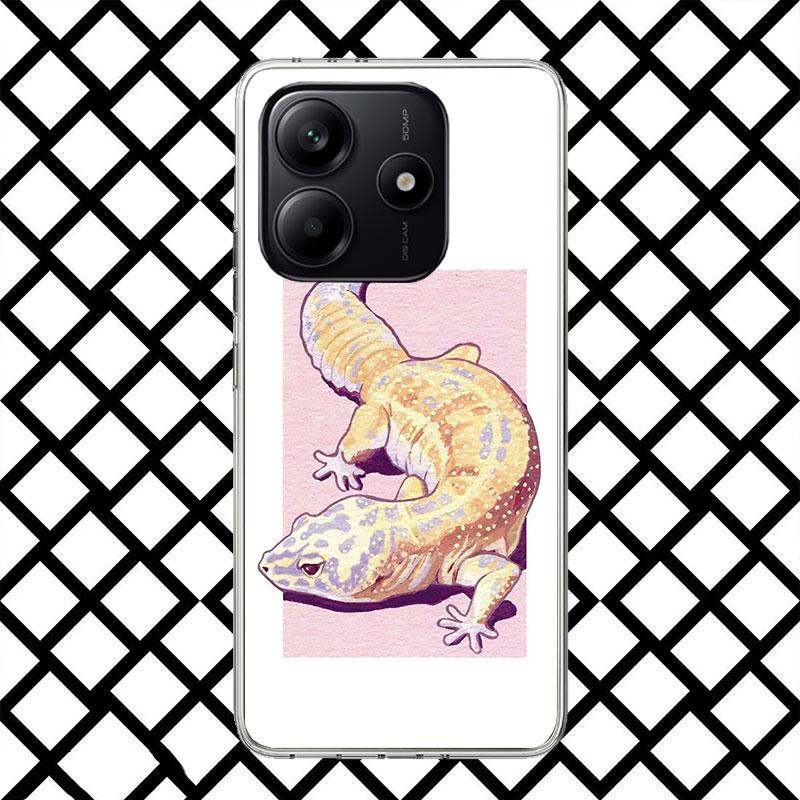 Lizards Geckos Phone Case for Xiaomi Redmi Note 15 14 14S 13 12 12S 11 Pro Plus 11E 11T 11S 10S 5G Soft Cover Fundas Redmi Note