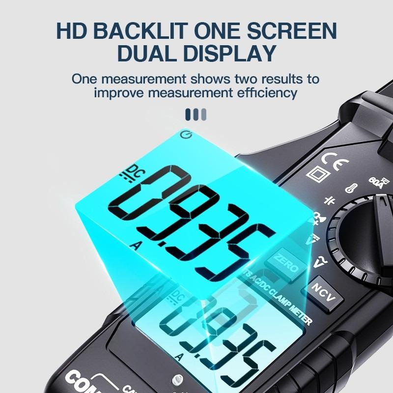 Digital Clamp Meter CM83E AC/DC 600A Current Clamp NCV Intelligent Anti-Burn Overload Protect Pliers Ammeter Ampere Multimeter