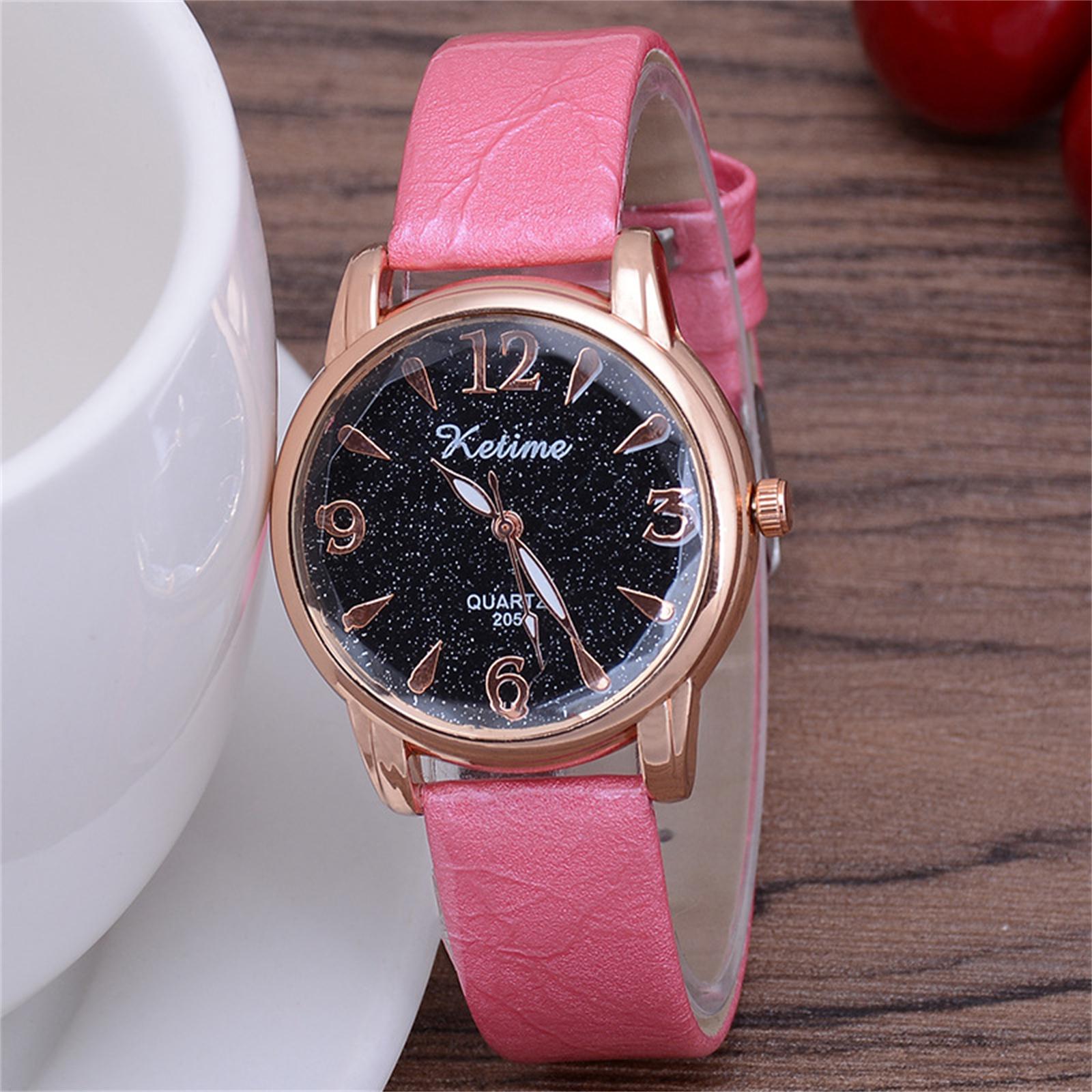 

Women Fashion Leather Watch One Size