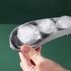 Ice Tray Silica Gel Ice Ball 4-Hole Circular Ice Cube Ice Tray Mold Household Ice Maker