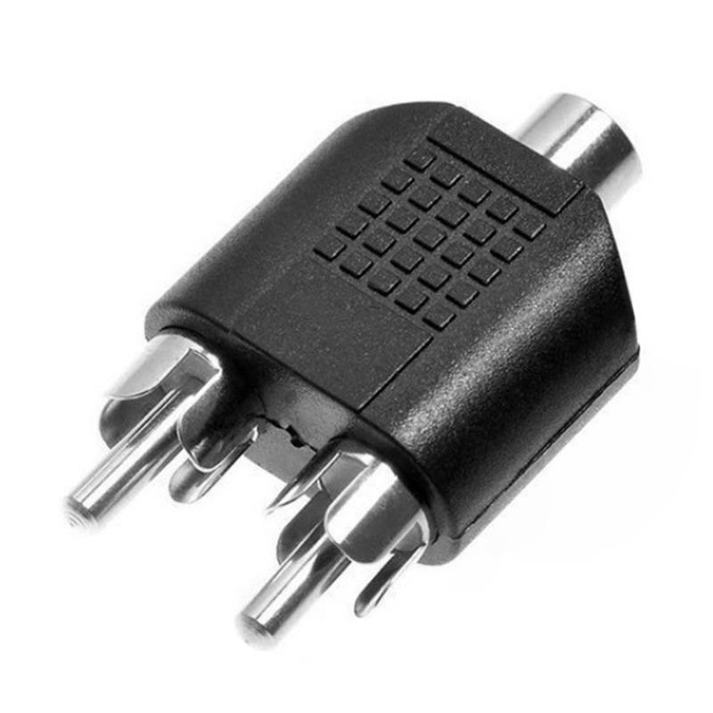3.5mm Male To Female 2RCA Auditory Connector Computer TV 3.5 6.5 Plug Female Auditory Adapter