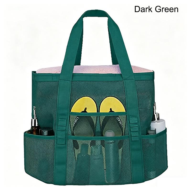 Oversized Mesh Beach Wash Bag, Large Capacity Storage Bag, Foldable Mesh Beach Tote Bag, Beach