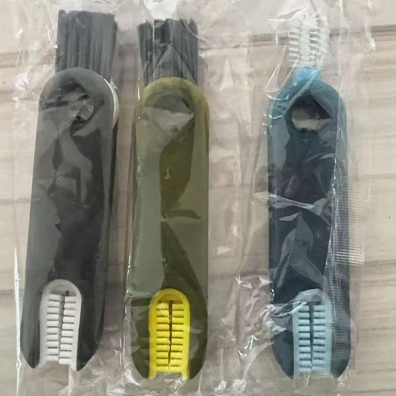 3-in-1 U-Shaped Cup Brush for Easy Cleaning - Ideal for Water Bottles, Insulated Cups, Baby Bottles, and Tea Cups.