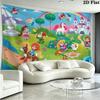 Castle Garden Pattern Home Decor Tapestry, Wall Hanging, Decorative RV Wall Cloth.MGT0918360