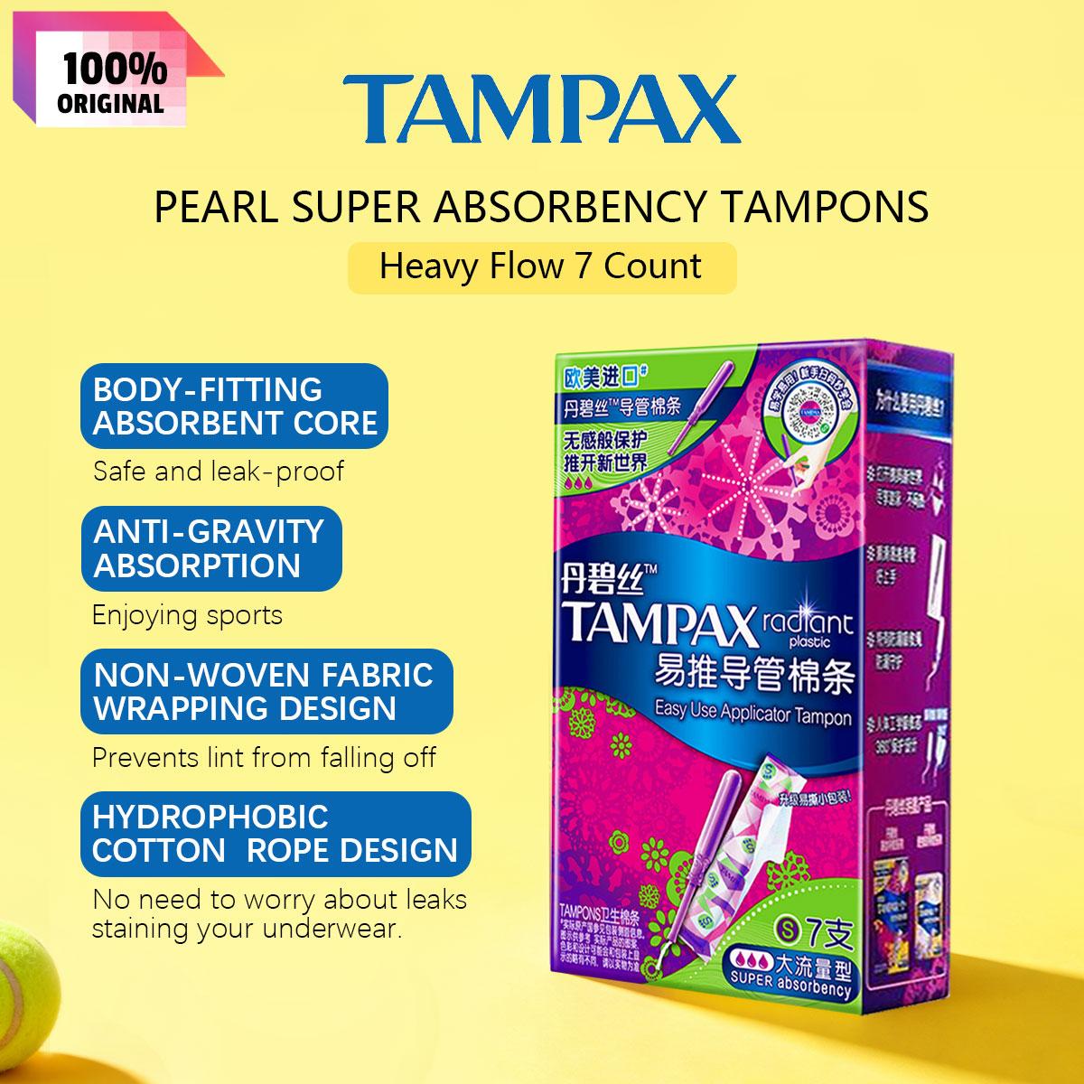 Tampax radiant plastic Easy Use Applicator Tampon