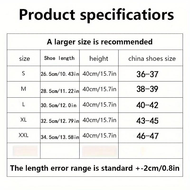 Men's and Women's High Tube Shoe Cover with Pressed Edge and Thickened Sole Wear Resistant and High Quality Rainproof Shoe Cover