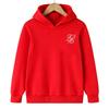 Children's hooded sweatshirts, fleece pullovers for spring and autumn, fashionable hooded tops for boys and girls, sportswear