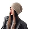 Hat for Women In Autumn and Winter Korean Style Versatile and Fashionable Rabbit Wool Knitted Wool Hat with Head Warm Ear Protection Curls Pile Hat