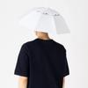 Umbrella Hat Parasol for Covering Umbrella Covering Umbrella Haha! (Hat Umbrella) Fishing, Farming, Gardening, Etc. [LIEBEN-3810] (White/Black)