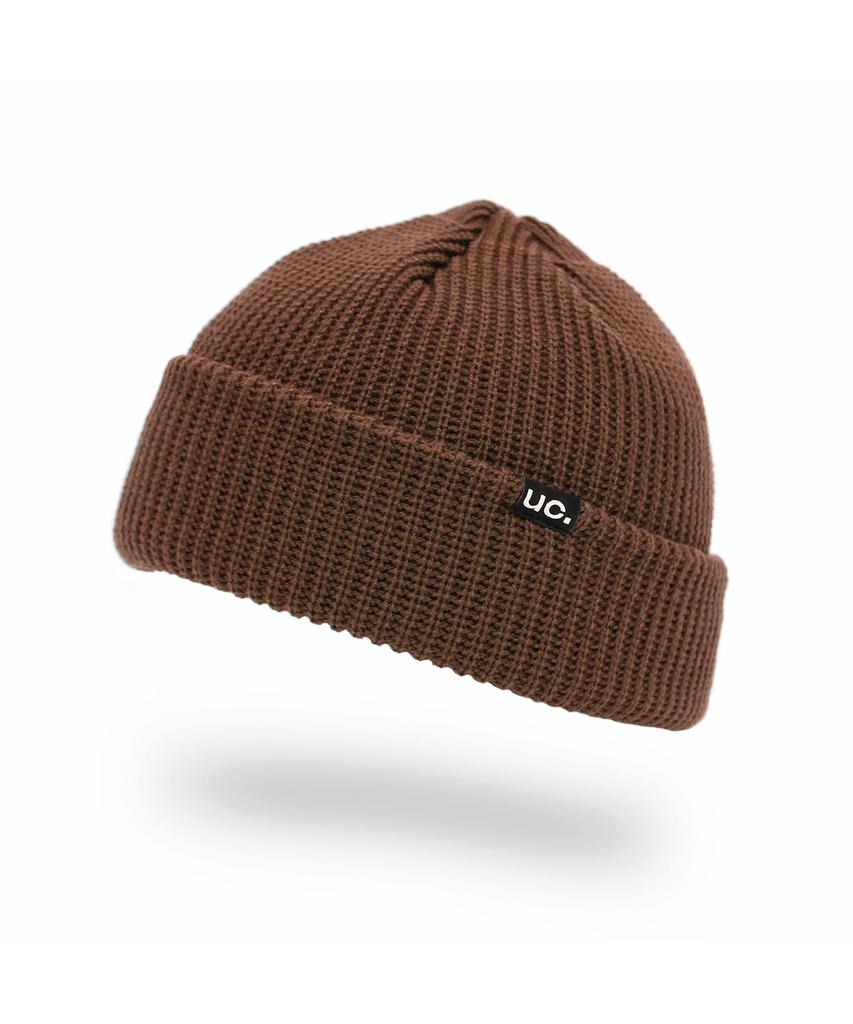 Eondeokeonteulol Short Beanie / Marine Fit / Double Tab / O Brown