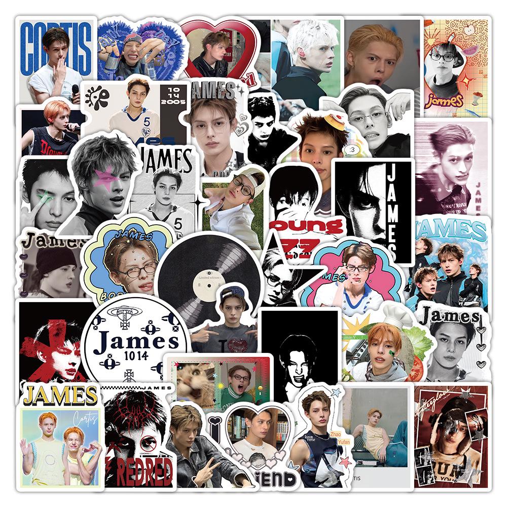 Korean K-POP Stickers: 70 Sheets Featuring CORTIS Boy Group Members Zhao Yufan, Martin Kim, Joohoon Eom, Sungheon Ahn, Gwanho.