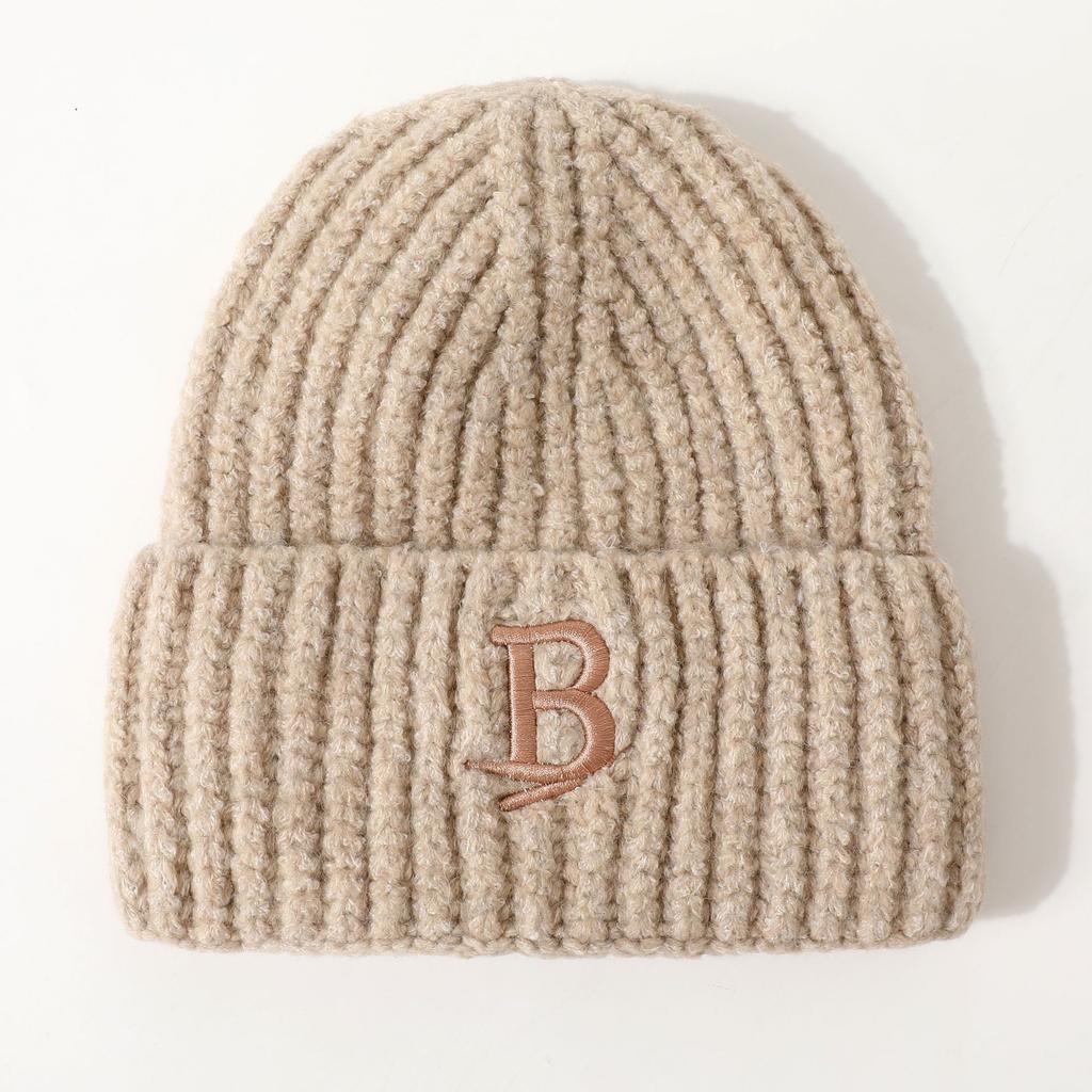 Hat Winter Women's Cold proof and Warm Small Knitted Woolen Hat That Shows Face Good Looking Korean Style Student Style Versatile Knitted Hat