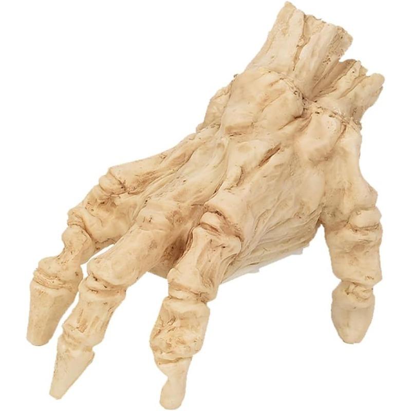 

Хэллоуин Электрическая Ползущая Рука Зомби со Светом и Жутким Звуком, Анимированный Реквизит с Датчиком Движения для Внутренних и Наружных Украшений, Работающий от Батареек белый