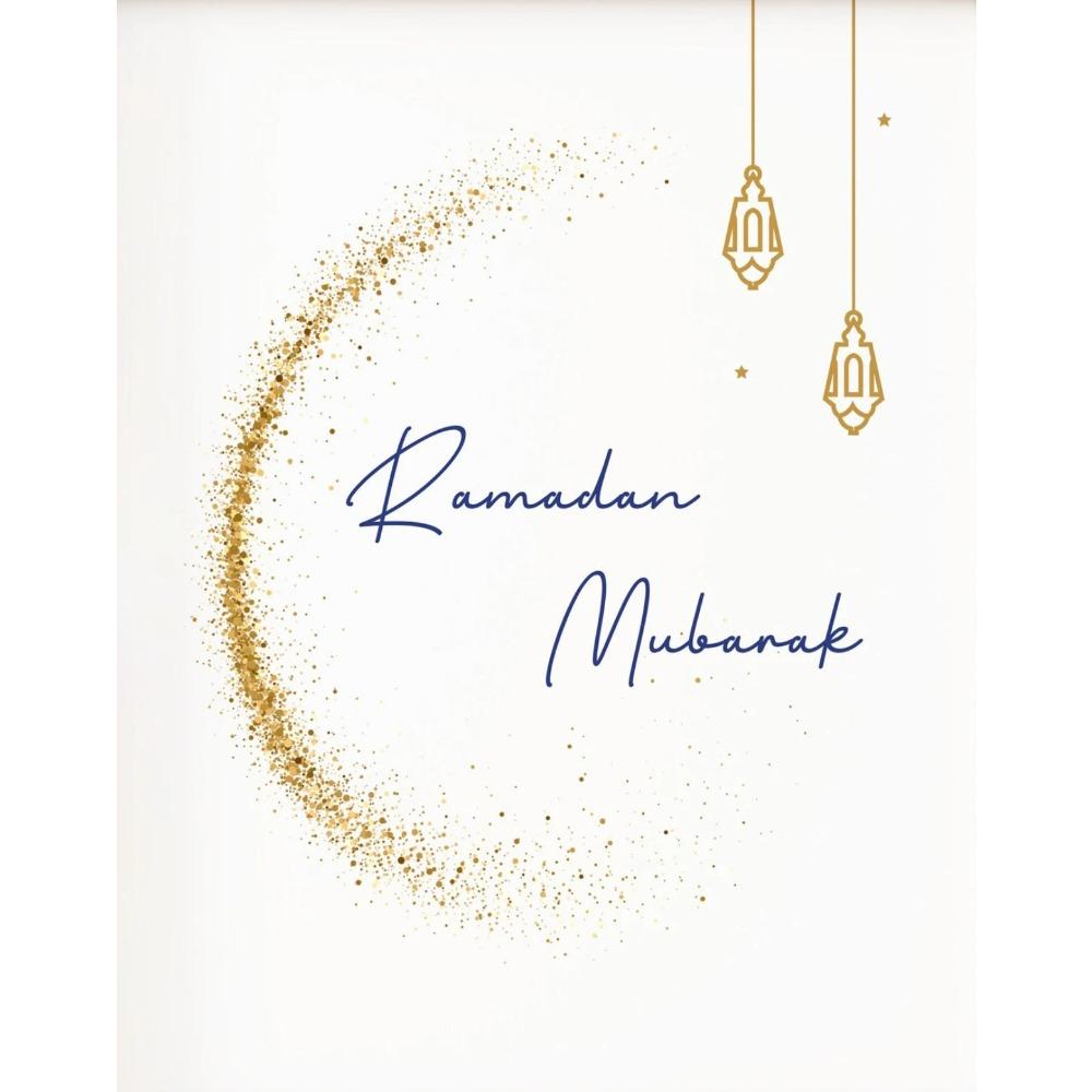 Ramadan Mubarak Decor Canvas Painting Ramadan Blessing Gift Eid Wall Art Decoration Poster Home Bedroom Living Room Decoration