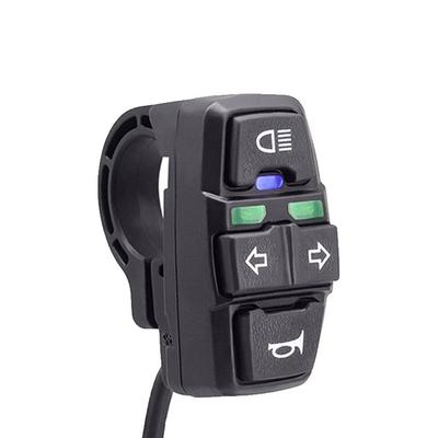 3 In 1 Motorcycle Head Light Horn Turn Light Switch 12V 24V 36V 48V  Waterproof for Ebike Scooter Switch