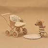 1:12 Miniatyr Kunstig Barnevogn Egnet For Bjd Ob11 Dukkehus Hjemmeinnredning Møbeldekor