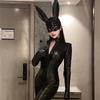 1pc, Adult Luxury Sexy Rabbit Half Mask, Masquerade Half Face Mask, Suitable for Role Playing, Holiday Party Dress Up