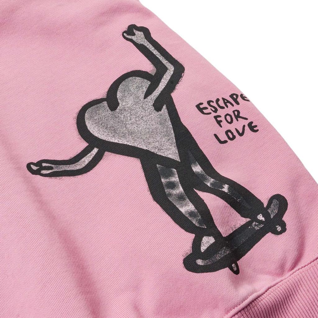 Vans Pullover FW24 Asian Art Alliance Collection Logo Fashion Collar Long Sleeve Sweatshirt Women Sweatshirt Dusty-Pink VN000KDTC3S