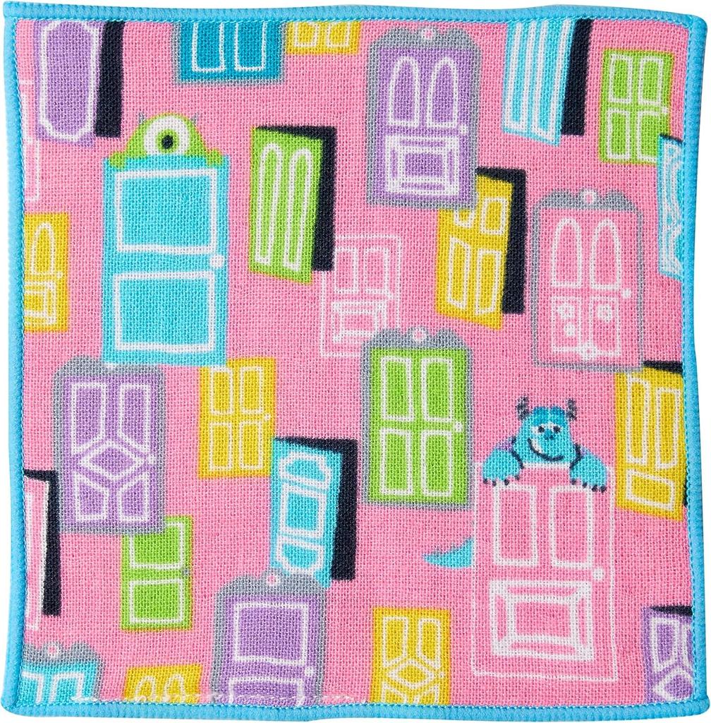Marushin Mini Disney Panic 15 X 15 Cm Towel, Monsters, Inc. Door, 2006025400, Approx.