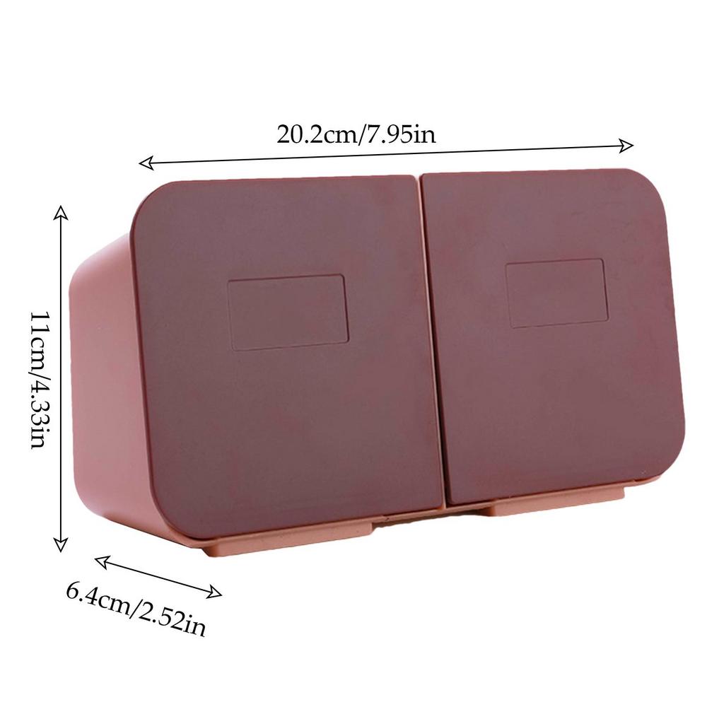 Wall Bathroom Organizer Small Bathroom Organizer For Makeup Tool Multifunctional Adhesive Small Bathroom Organizer Box For Hair