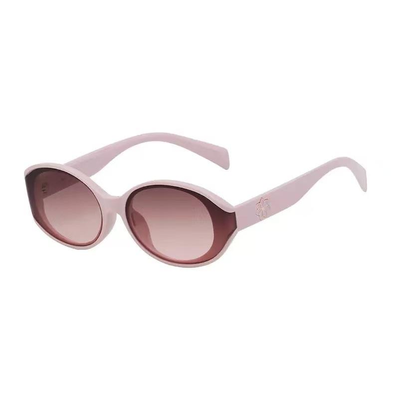 New Women Brand Sunglasses Cute Oval Designer Female Sun Glasses Designer Fashion Uv400 Shades