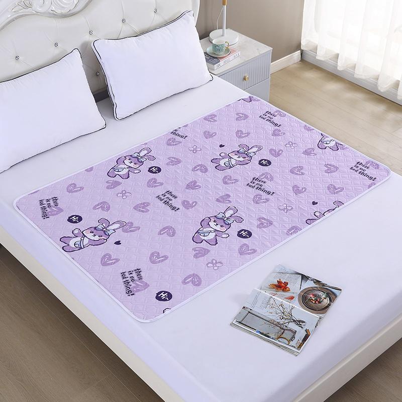 Waterproof Washable Mattress Urine Mat Cartoon Bed Protector Diaper Bedding Urine Pads Cloth Breathable Washable Incontinence Pads