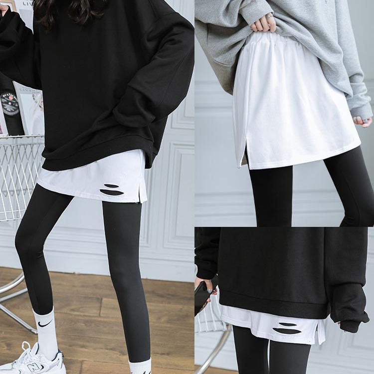 Women's Layered Bottoming Skirt: Autumn & Winter Hem Cover-Up