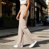 Women's High Waist Yoga Pants with and Wide Leg