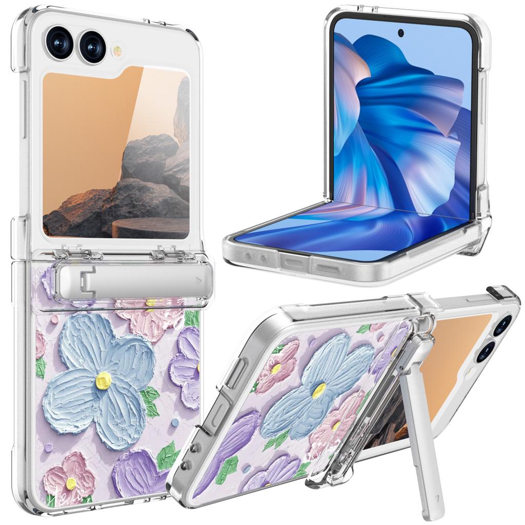 Suitable for Samsung ZFlip6 Mobile Phone Case Folding Screen PC Full Inclusive Protective Case Split Up and Down