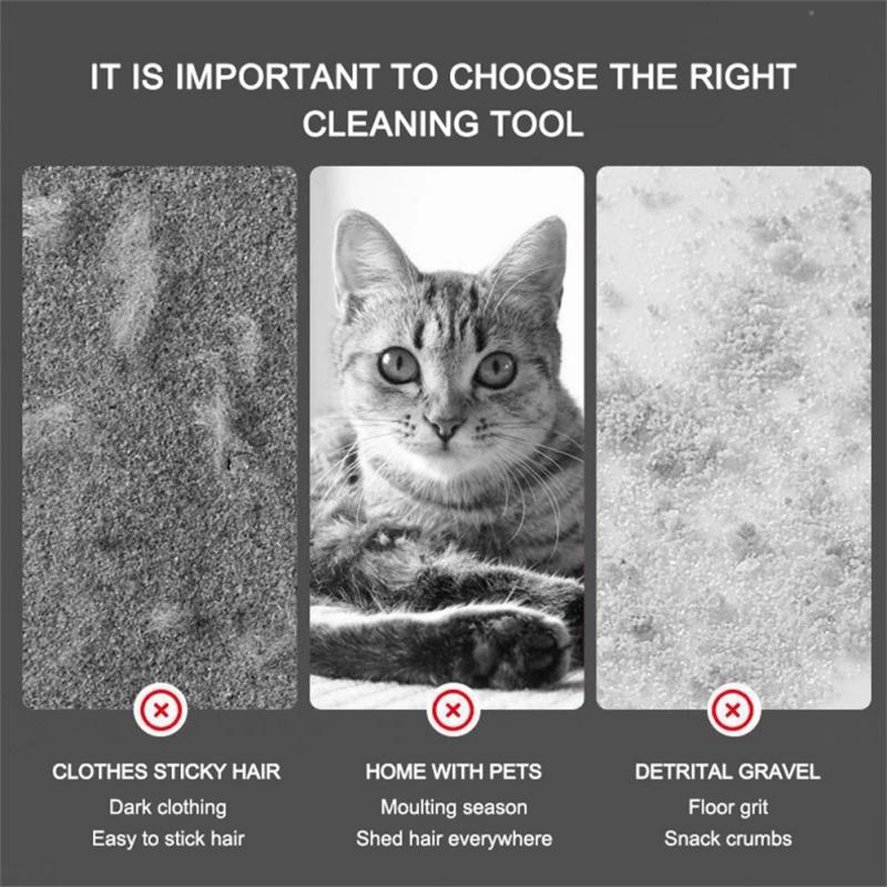 Portable Tearable Roll Paper Sticky Roller Dust Wiper Pet Hair Clothes Carpet Tousle Remover Replaceable Cleaning Brush Tools