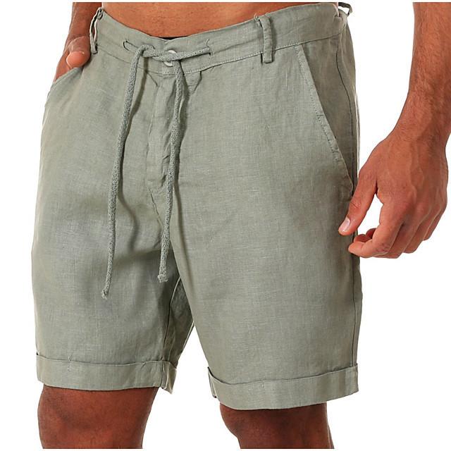 Bequeme Sommer-Herrenshorts mit feuchtigkeitsableitendem Stoff für Yoga und Fitness